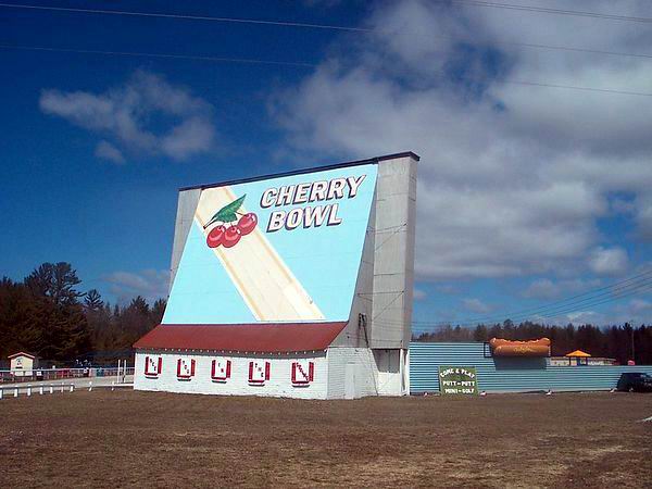 Cherry Bowl Drive-In Theatre - Screen Tower (newer photo)